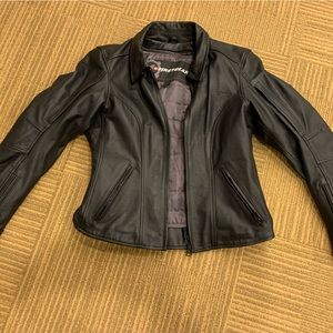 Moto Wear- jacket, fringe chaps and fringe vest